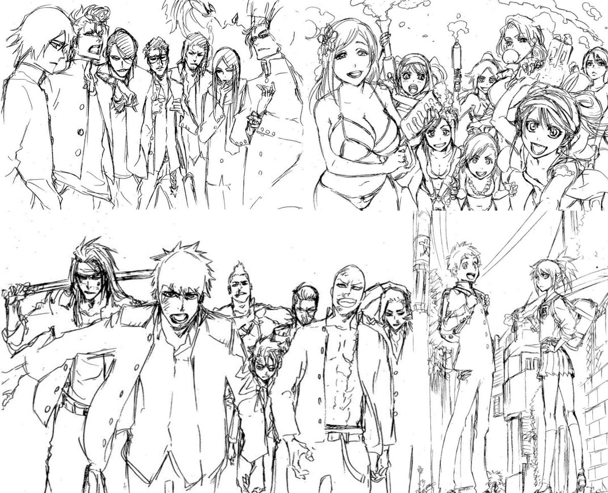 Ao Bleach Jet下絵 久保先生 あなたって人はどうしてそんなに罪深いんだ 死神バージョンの学ランに加え まさかの水着まで Jetが楽しみで仕方がない 残り5日ですので まだの方はぜひ T Co Jstk5zkbzl T Co Jk74fnl9in