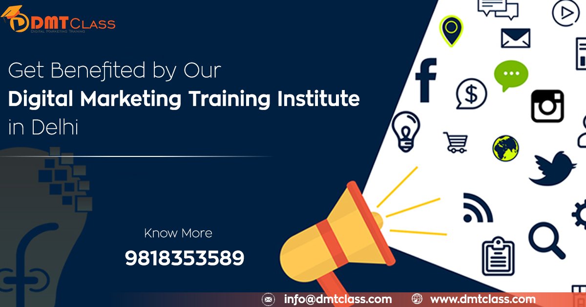 dmtclass's tweet image. Get Benefited by our ##Digital #Marketing #Training #Institute In Delhi 
Call @ 9818353589 for Demo Class.
Visit : dmtclass.com for all modules.