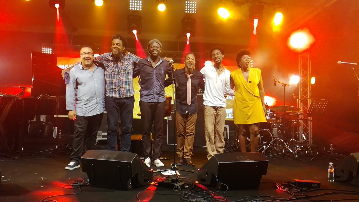 🎶 Très très fière de travailler avec <a href="/basstry/">L Ranier</a> et son #band #BasstryTherapy 🎶 #talents #musique ❤️ Encore un très beau #concert 👏 au <a href="/Biguinejazz/">Biguinejazzfestival</a> #Martinique 😄#Guadeloupe on arrive 🎉