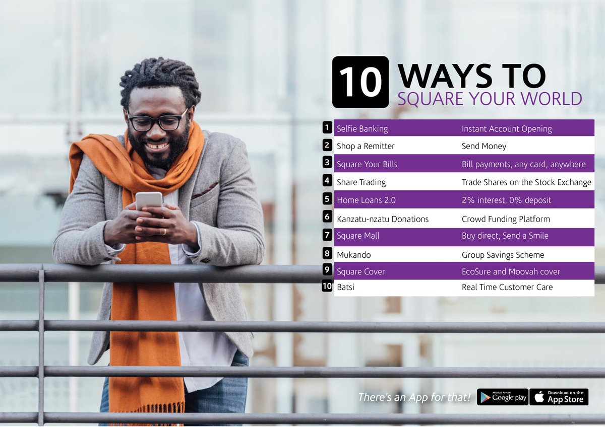 tncybertechbank's tweet photo. HERE ARE 10 WAYS TO SQUARE YOUR WORLD

Download #SquareWorld using the below links and SQUARE the World:

Google Playstore: https://t.co/cIVbCG0c4i

Apple App Store: https://t.co/UUbYSXMUDH

#SquareWorld #DigitisationOfEverything https://t.co/3lGzirq4L1