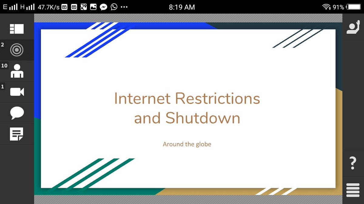 ShreedeepRay's tweet photo. Speaking on #internetrestriction and #shutdowns at #APrIGF2018

We need #multistakeholderism and #Governance 

#keepiton https://t.co/X4ROqAVJzg