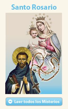 Hoy más que nunca la humanidad necesita de la oración y la misión y el Santo Rosario es un arma muy poderosa contra todo mal,  #SantoDomingodeGuzmán #RecemoselSantoRosario #HagámosTendencia;  Todos los Santos Misterios en banner de homepage de unmensajedefe.com.mx