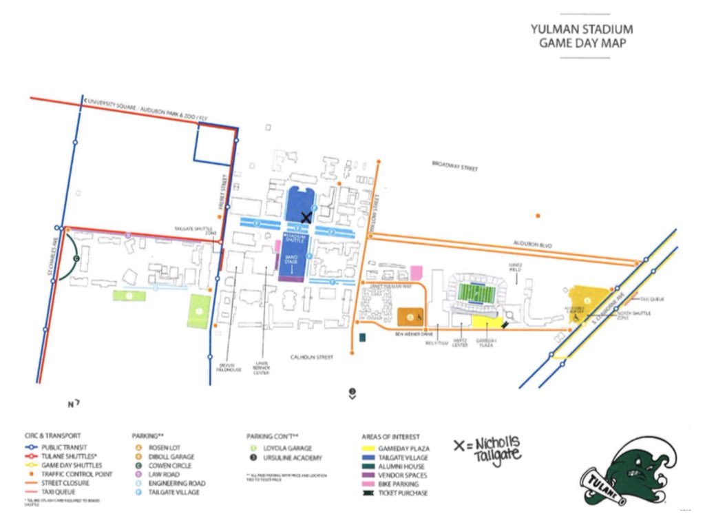 Yulman Stadium Seating Chart