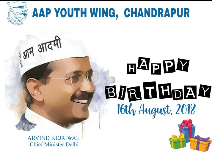 Happy Birthday Arvind Kejriwal Sir.. we proud of you..    