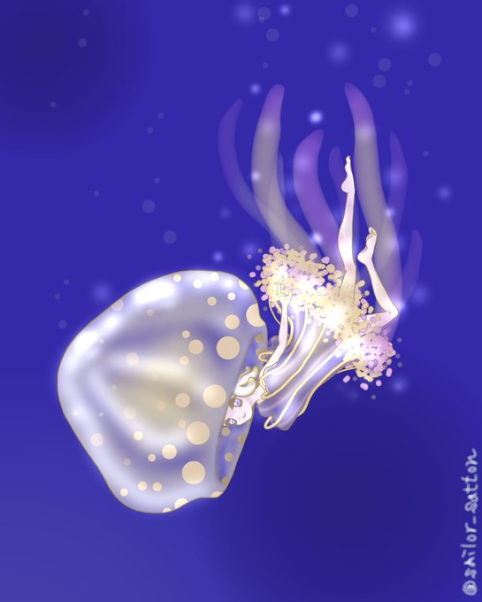 クラゲ擬人化企画のtwitterイラスト検索結果