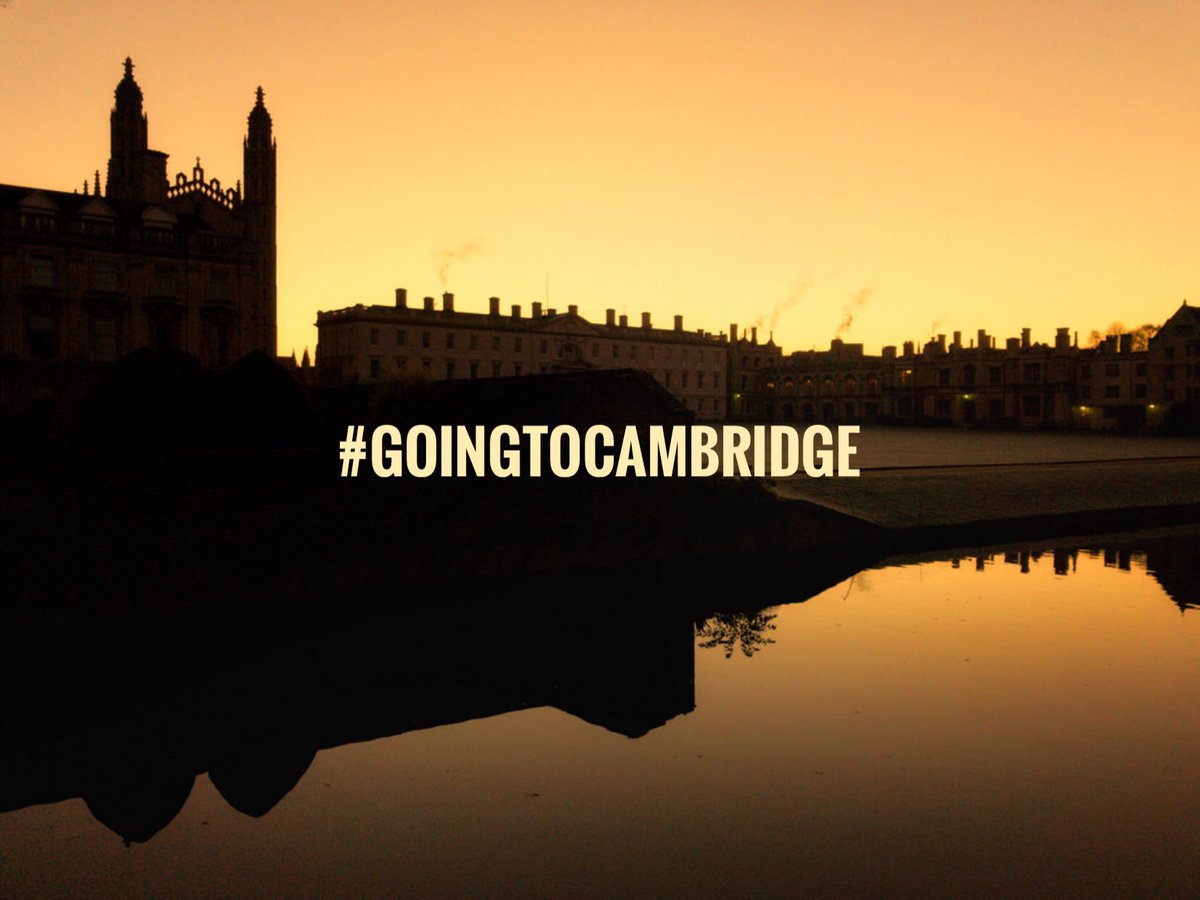 Congratulations if you’re #GoingToCambridge. #alevelresults2018