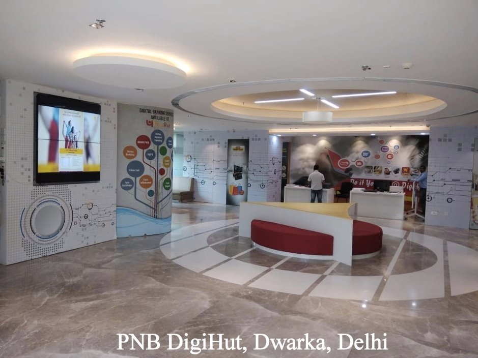 rajivkumarec's tweet image. #EASE उपभोक्ता को सुविधाजनक सेवा प्रदान करना हर सेवा संगठन की प्रमुख जिम्मेदारी। सुधार के बाद सरकारी बैंकों में परिवर्तन का माहौल अनुकूल। सरकार PSBs को उत्कृष्टता में अनुकरणीय ब्रांड स्थापित करने हेतु प्रतिबद्ध।Glimpse of #PNB DigiHut, Dwarka @PMOIndia @FinMinIndia @PIB_India