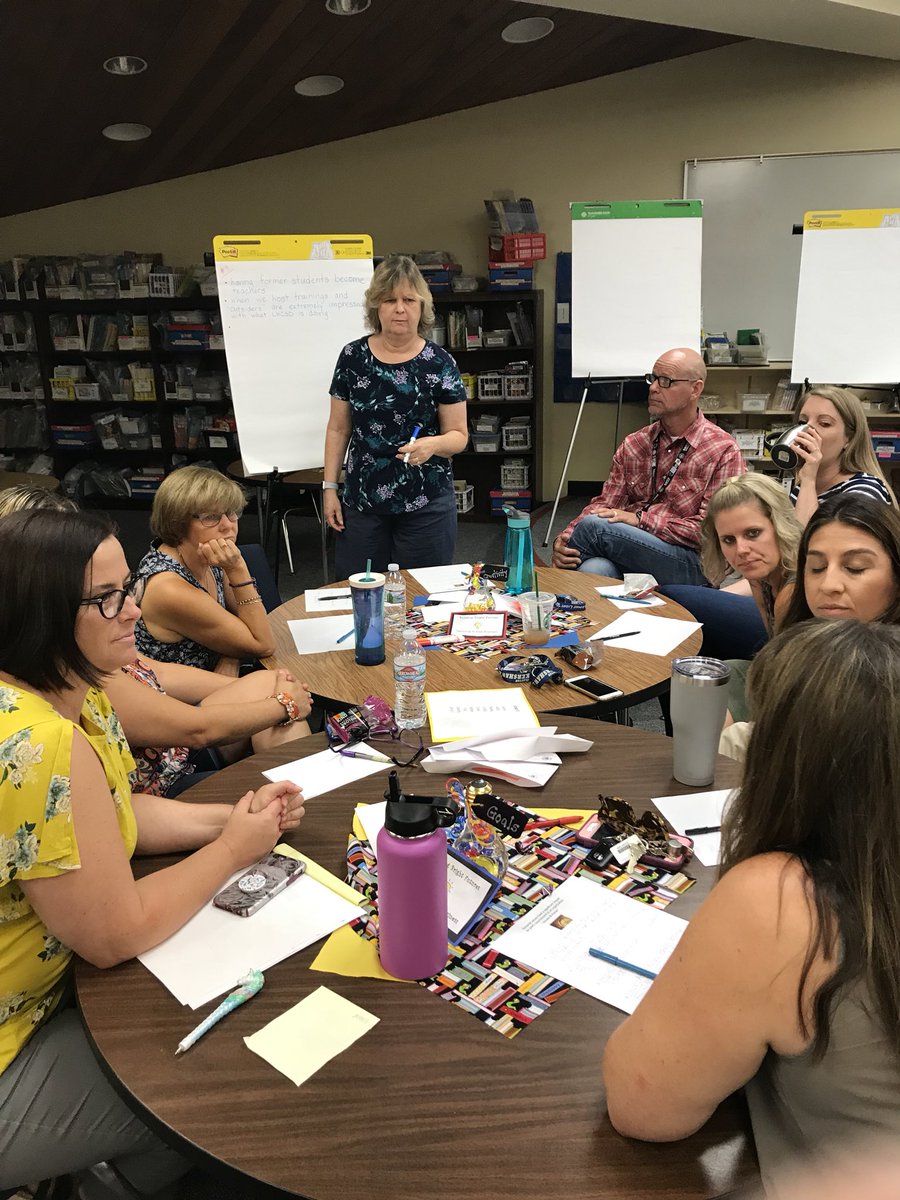 LasLomasSchool's tweet photo. Building culture and discovering our WHY!!!  What a great day filled with collaboration and teamwork! @LasLomasSchool #1Team1Vision #LearningisourBusiness @LHSchools https://t.co/hHILtDJW8h