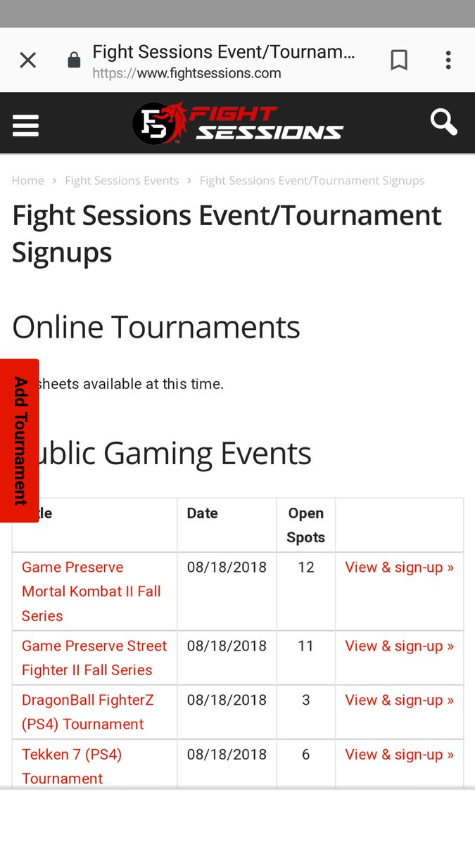 FightSessions's tweet image. Our Offline Competitions are Live! Sign up &amp;amp; join the Fight @GameBrosVG @pharrohyami @spacecityCLOUD @UplyftStudios @lifewithjeezy @takesdojo @MMARoadHog @AXSTVFights @waaalers @Quark_Esports @Binah369 @DutchBrawlers