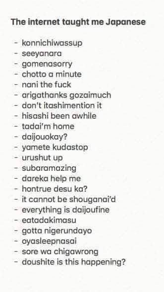 Dareka Help Me 英語と日本語が混じる米式ジャパニーズがオヤジギャクっぽいけど使える Togetter