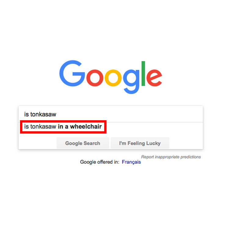 Tanky_B0y's tweet photo. LOL, this is fucking hilarious as the first and only thing that comes up when you search Tonkasaw. Oh thats fucking funny https://t.co/TKln8GZSlW