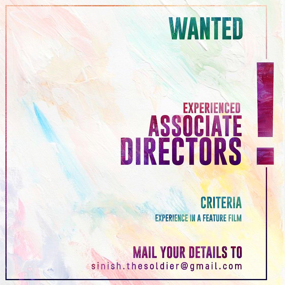 sinish_s's tweet image. #AssociateDirectors Wanted