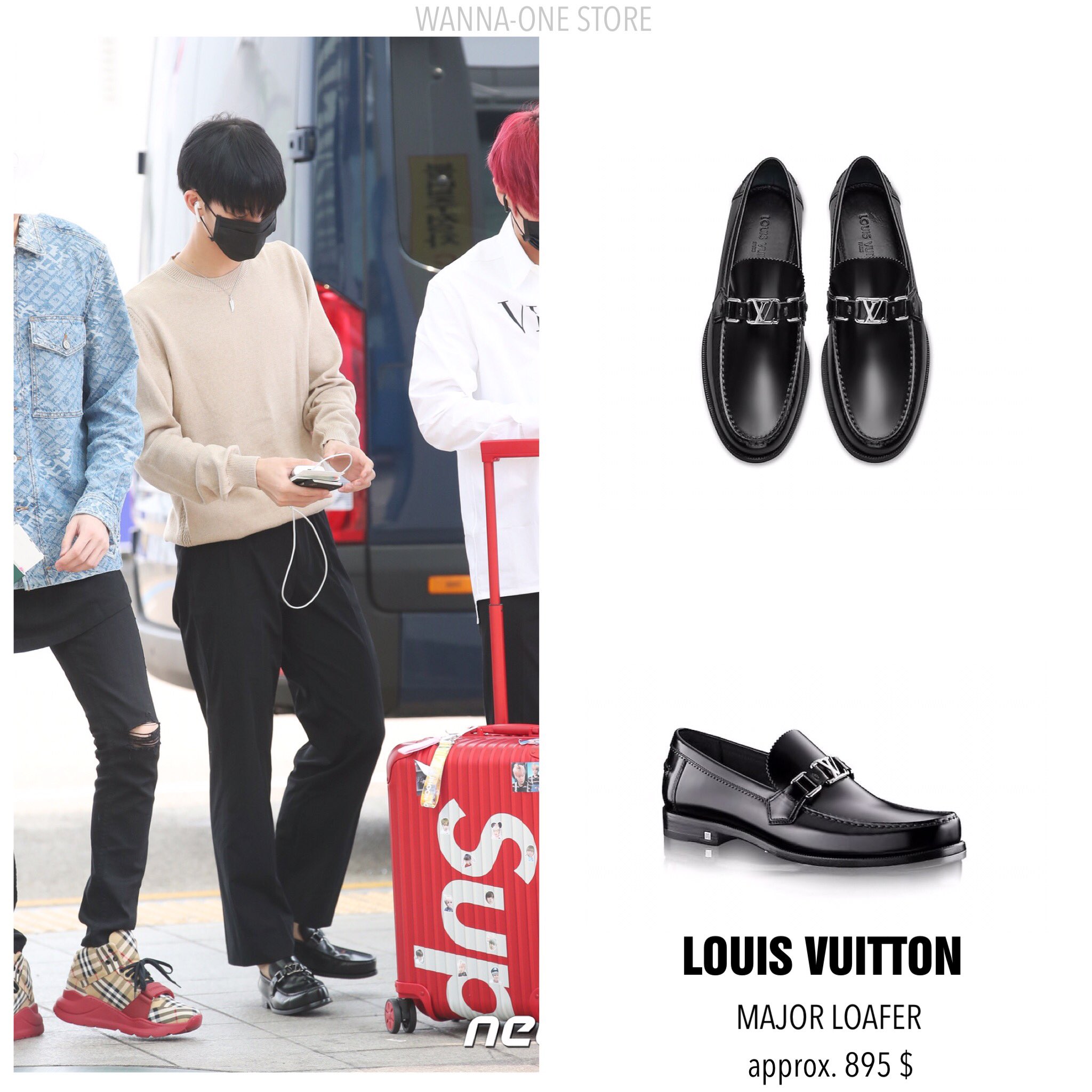 WANNA-ONE STORE on X: LOUIS VUITTON : MAJOR LOAFER approx. 895