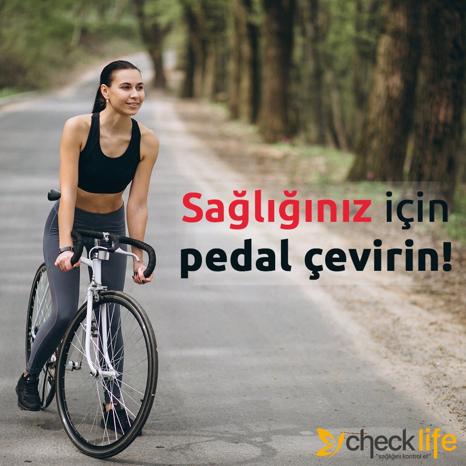 Bisiklet kullanmak; tansiyonu düzenlemeye, stres önlemeye, obezite riskini ortadan kaldırmaya, sırt ve bel ağrılarına ve şeker bir çok hastalığın önüne geçmeye yardımcı olur.

checklife.com.tr
0850 305 50 51 - 0258 911 08 48

#bisiklet #spor #sağlık #sağlığınıkontrolet
