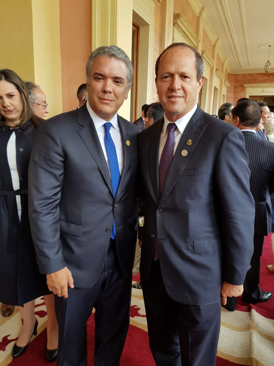 ArchiveNir's tweet photo. During my official visit to #Paraguay on behalf of PM @netanyahu, I discussed deepening our relationship with our Latin American allies with President @MaritoAbdo &amp; former President @Horacio_Cartes, President @jimmymoralesgt of #Guatemala, and President @IvanDuque of #Colombia. https://t.co/iQR0OUcJTW