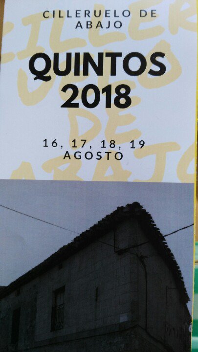 cillerueloabajo's tweet photo. Hoy empiezan nuestras fiestas de los #Quintos2018 con el pregón a las 00:00. Disfrutaremos hasta el domingo 19 de agosto del verano, la música, la alegría y la colaboración de todo el pueblo para que salgan genial. #VenteParaCille @BuscaFiestasBu @chicadepueblos @Burgosenelmundo https://t.co/OAL9SdxZeH