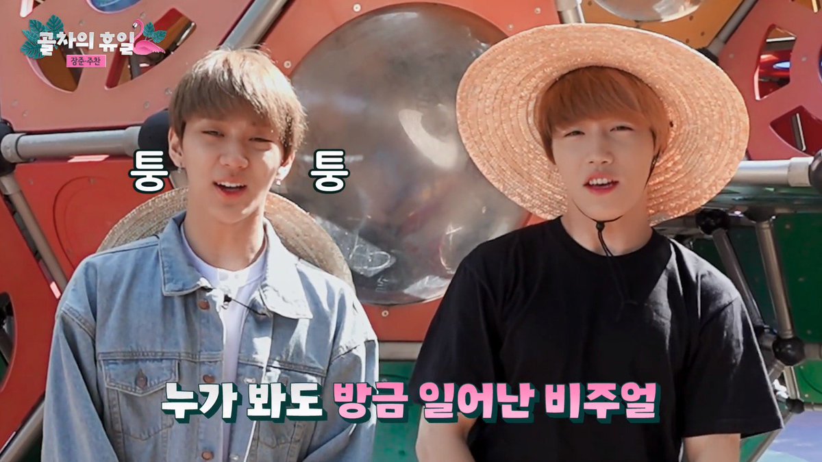 DrawnToYeol's tweet photo. Someone gave up on makeup cuz he overslept for work. #JooChan #SleepComesFirst #JangJun #Golcha https://t.co/iXvxqM8FKO