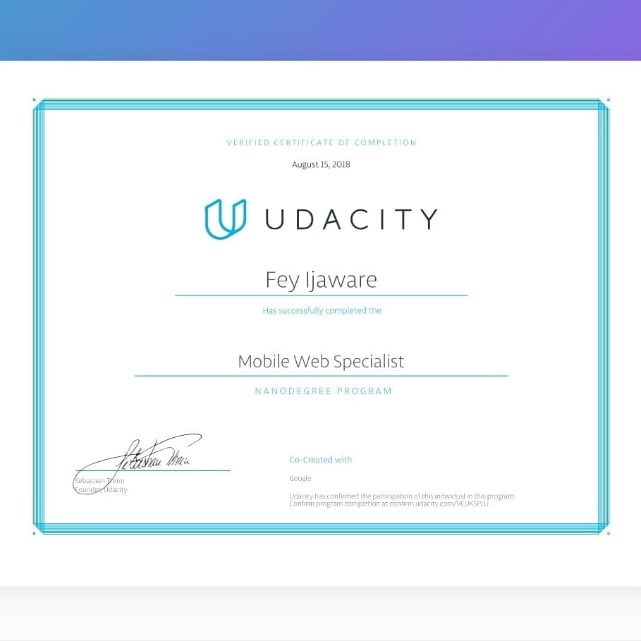 FeyAgape's tweet image. So happy to announce that I have successfully completed my second scholarship, thank you @udacity @UdacityEurope @Google for the amazing opportunity. I can't wait for my next one🤓👩💻
#YesFeyCodes #100DaysOfCode #FemaleDeveloper #WomenInTech #FrontEndDeveloper #MadeWithUdacity