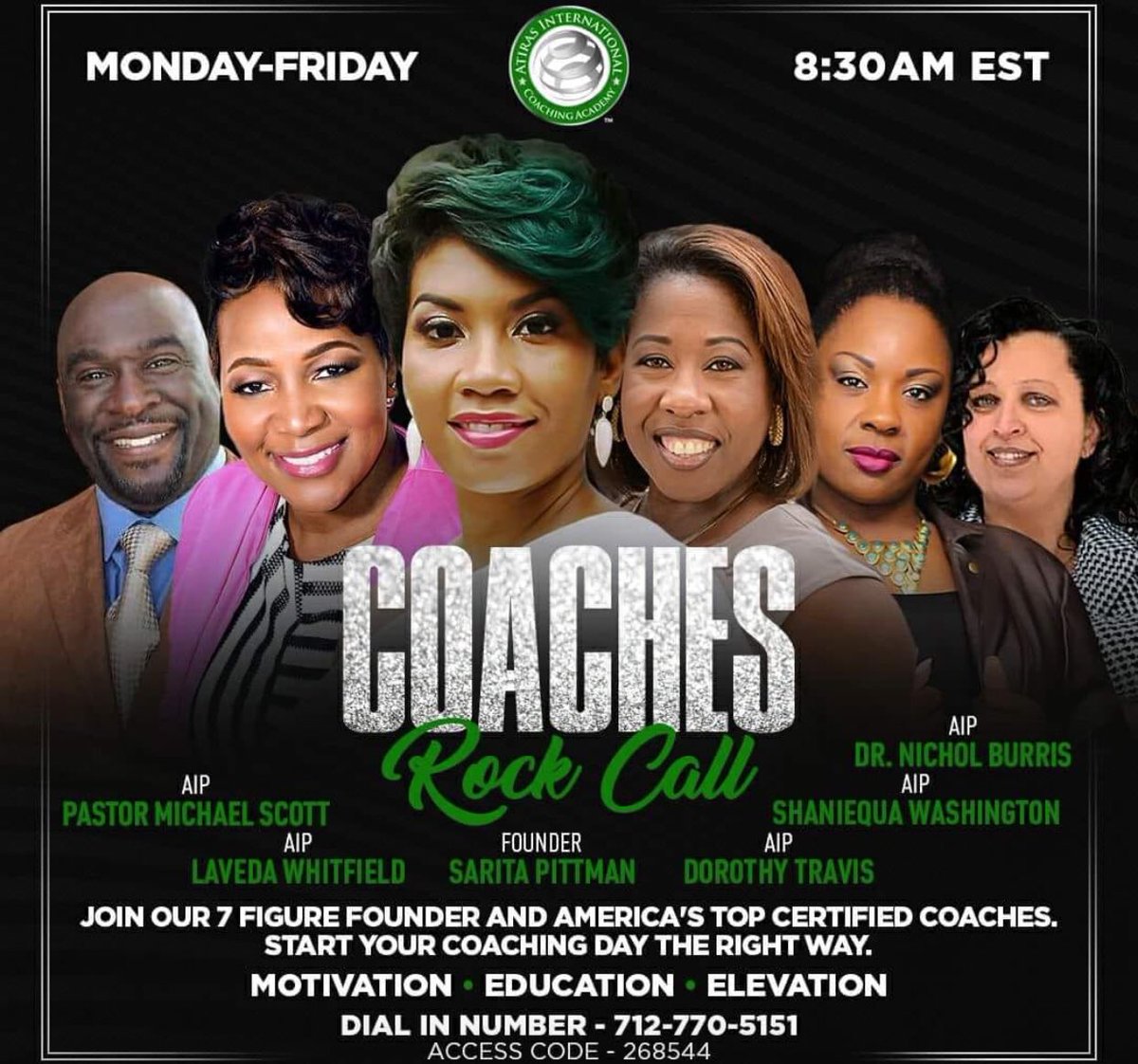 MDSMinistries's tweet image. What a great way to start off your day, and feel good by teaming up with me this morning @ 8:30AM on our Motivational Coaches Rock Call

getcoachedup.com
Sponsor Id: CoachMichaelScott
#AtirsaInternationalCoachingAcademy
#NextLevel #GetCoachedUp #CoachesRockCall