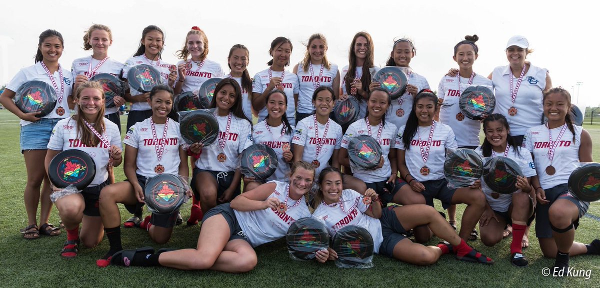 The 2018 Canadian Ultimate Championships junior women’s division presented by <a href="/CUTCamps/">CUT Camp</a> is in the books! 
GOLD: MOFO (MB)
Silver: Eclipse (BC)
Bronze: TORO (ON)
Spirit: TORO (ON)
Congratulations to everyone on a great tournament! Photo <a href="/universepoint/">Ed K.</a>
#CUCBrampton