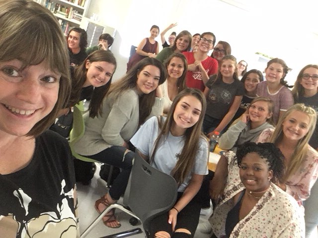 Supt_Kornegay's tweet photo. Future educators in the new @lakeschools Teaching Academy @bulldogtracks developing their mission statement. Can we hire them now? https://t.co/G7folYw9Hx