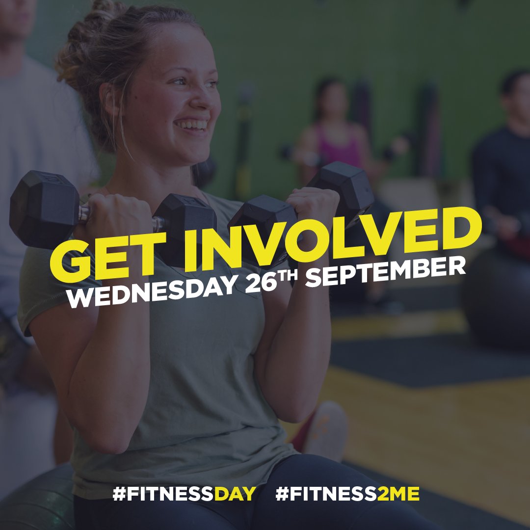 💪 It’s nearly that time again! National Fitness Day is just around the corner and we are on the lookout for some fitness hero’s to share their #Fitness2Me inspirational stories. Become a hero. Share your story > goo.gl/forms/cOgtFZrv… &amp; WIN a FREE PT session. #healthypeople