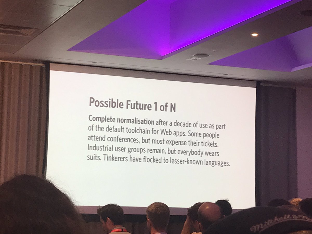 kkavita92's tweet image. @evadne on the 3 possible projections for how Elixir might look in 10 years #codeElixir