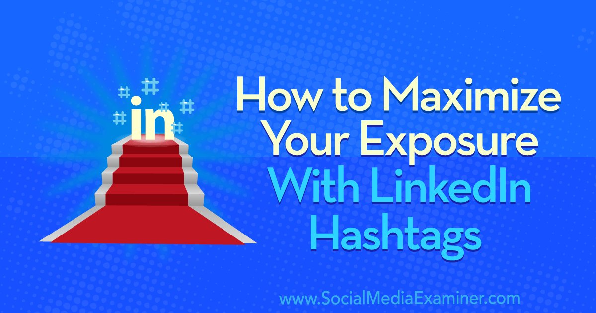 STALLIONPROPLLC's tweet image. How to Maximize Your Exposure With Lin 
 socialmediaexaminer.com/maximize-expos…