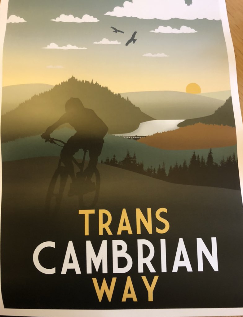 @mtbcymru - very happy with my birthday present! #TransCambrian