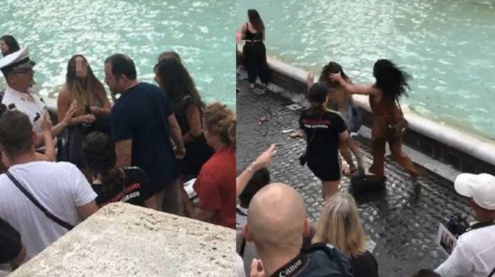 worldofleedham's tweet photo. OVERTOURISM: Tourists brawl over selfie spot at Rome's Trevi Fountain https://t.co/HFCQb9Ptdj #overtourism #overcrowing #rome #trevifountain #travel #holiday #sustainabletourism #brawl #tourists #holidays https://t.co/2xNVOp1RvY