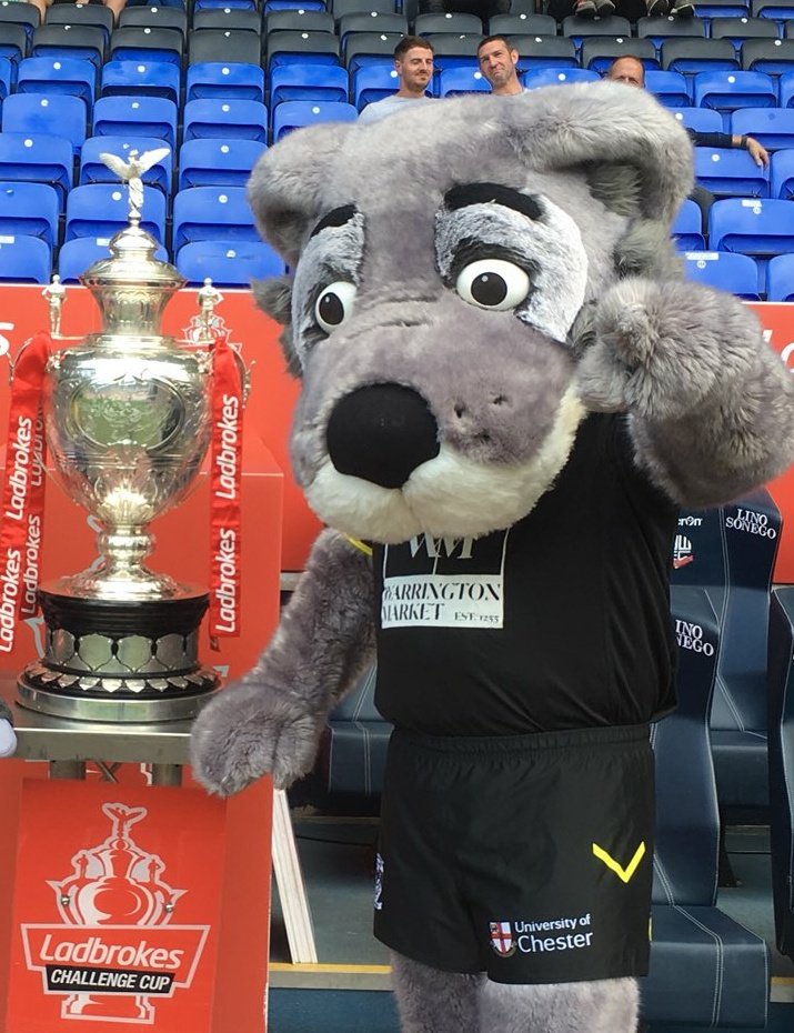 THE @wolvesrl NEED YOU AT WEMBLEY!

Have you got your ticket yet? goo.gl/sUoGnn or head down to Wolfware #LetsFillWembley 

**Also as a side note there seems to be 3 people living in the fur on my head. I'll get that looked at before Wembley