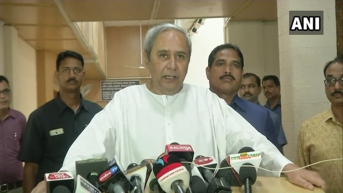 ANI's tweet photo. I served as a member of his cabinet for two years, to hear about his health is distressing. He is a great leader and to work under him was a very good experience. I would be flying to Delhi today: Odisha CM Naveen Patnaik on #AtalBihariVaajpayee https://t.co/IcPYTfs0y9