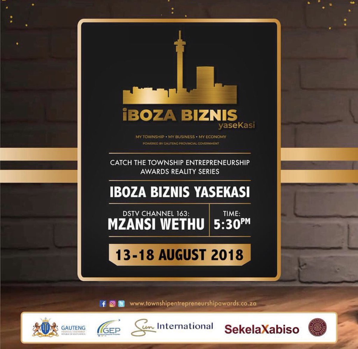 supremeIcrew's tweet photo. Catch us live this sat at carnival city for The Township Entrepreneurship Award Reality Series live Mzansi Wethu channel 167 on your DSTV. This is going to be a special one.

Creative Director: @paulmodjadji 🙏 . #Teamsupreme #TEAwards18 make sure you follow @ip_entertainment_ https://t.co/odtv1kQabL