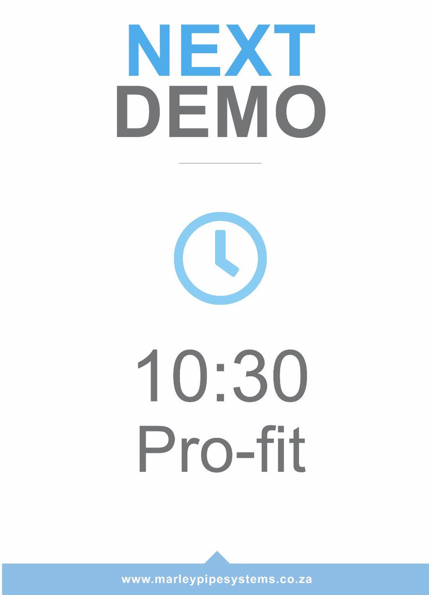 Marleypipe's tweet photo. Don’t miss our next LIVE demo! Get an in depth look at our Pro-fit system and stand a chance to WIN a set of Pro-fit tools! 
Hall 6 Stand B10 #Plumbdrain2018 https://t.co/unTSlgN579