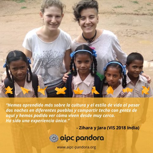 Zihara y Jara nos hablan de su voluntariado en la India.
¡Gracias por compartir vuestra experiencia con nosotros! 😉

#voluntariado #India