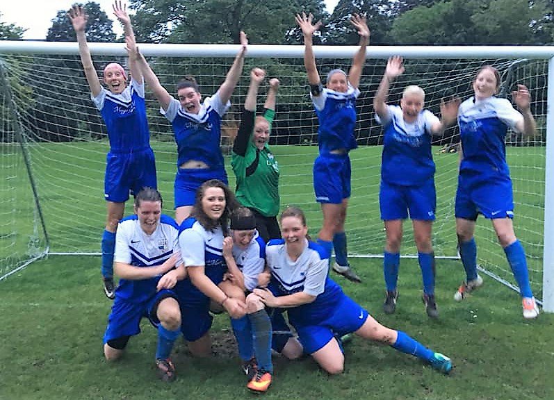 <a href="/KeswickFC/">Keswick FC - Official</a> 6 v 2 <a href="/diamonds_reds/">Workington Diamonds ♦️♦️♦️</a>. Our Ladies sign off the <a href="/CumberlandFA/">Cumberland FA  ⚽️</a> Women's League 2018 season with a win. Goals from Kirsten Shaw (5) and from 'keeper <a href="/WrayAnge/">Ange Wray</a> . Congratulations to <a href="/daniellecoates8/">Danielle Coates</a> and the whole squad on a great season. Photos by Amyloo <a href="/bbccumbriasport/">BBC Sport Cumbria</a>