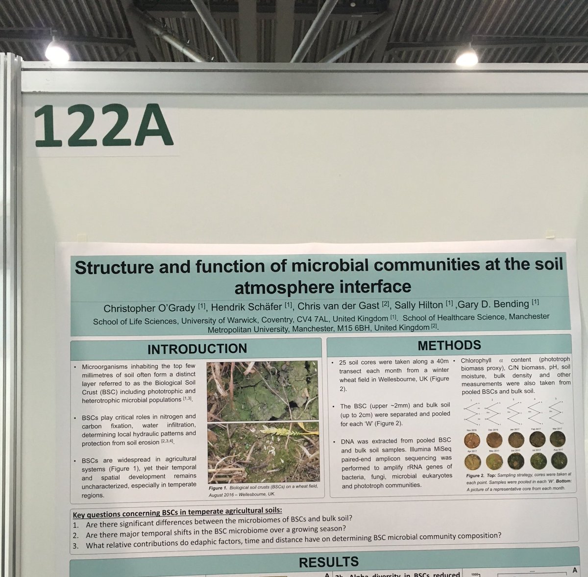 ChrisOGrady94's tweet photo. Come to my poster at 122A (or my pitch at 2:00) to hear about the soil surface! #isme17 #isme2018 https://t.co/ibDvncYBdV