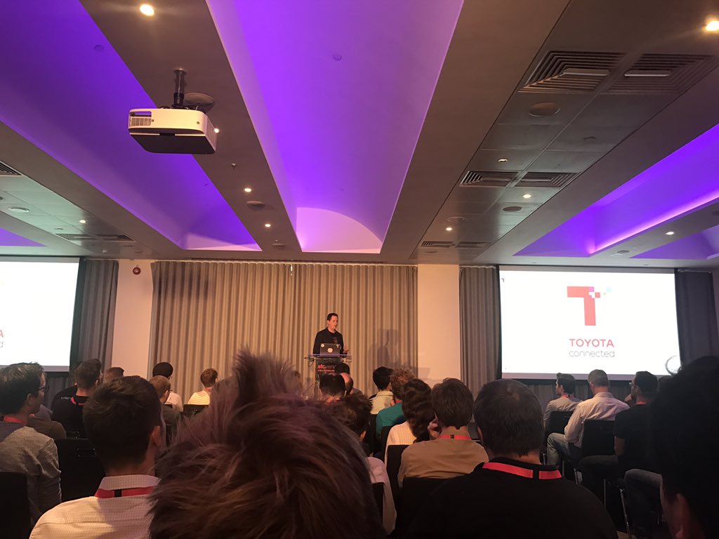 kkavita92's tweet image. #CodeElixir is kicking off with the keynote speech from CPO of @toyota_tweet