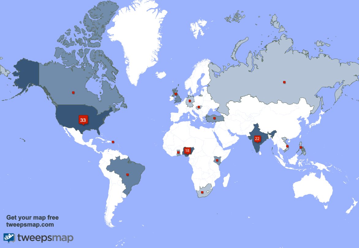 freshvibes5's tweet image. I have 5 new followers from Nigeria 🇳🇬, and more last week. See tweepsmap.com/!freshvibes5