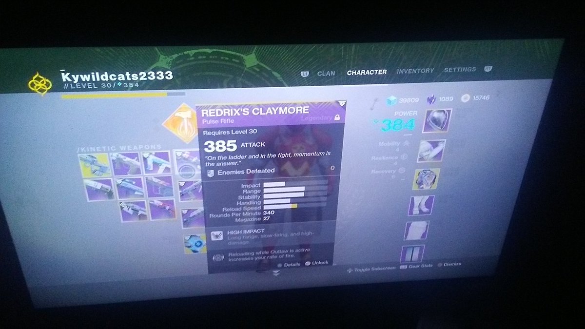 danielrose244's tweet image. @Tocom11 I finally did it man got my claymore loblng time coming for me yay I have it now so happy #bungie #PvP #compgrind #redrixclaymore