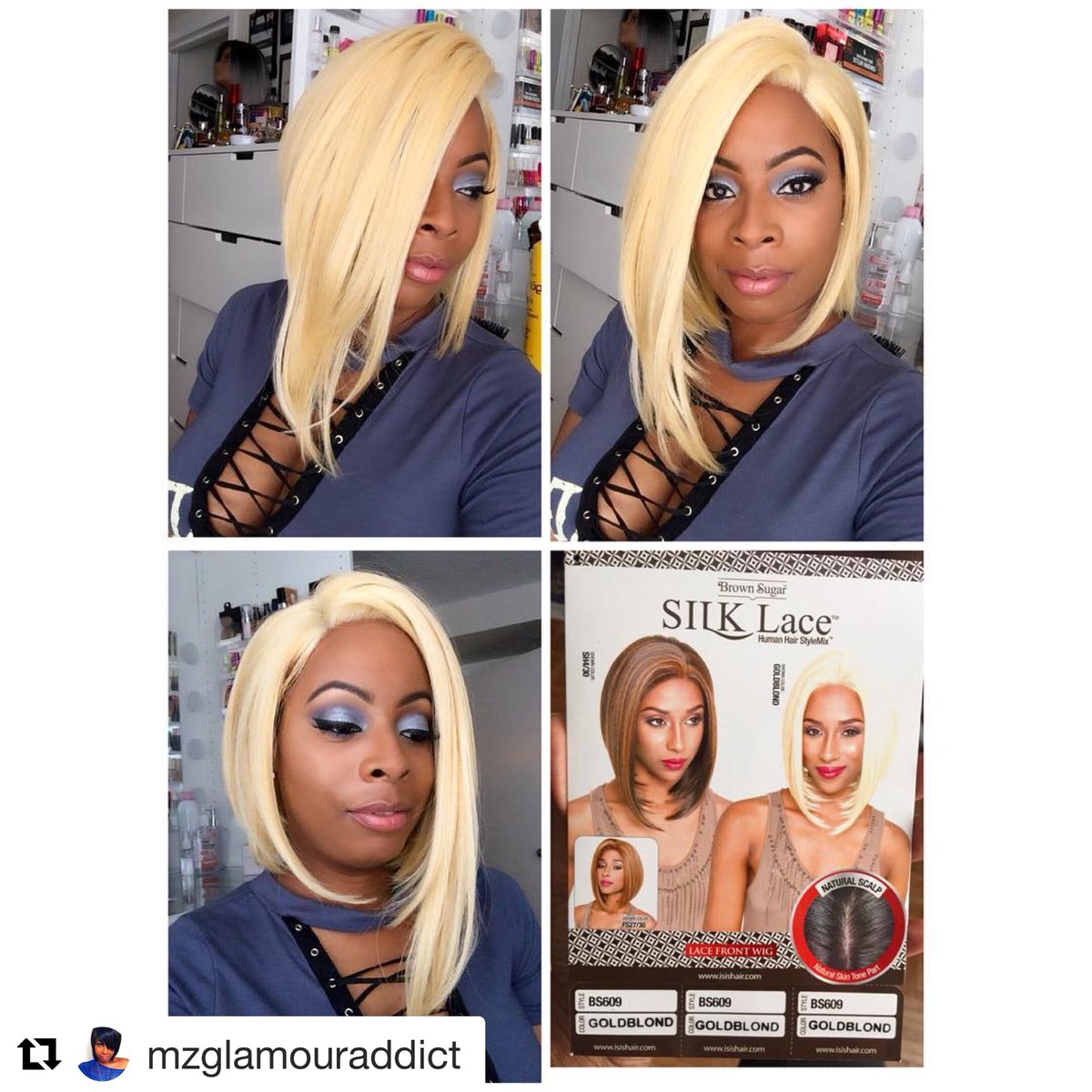 maneconcept_SA's tweet photo. The beautiful @MzGlamourAddict slaying our BS609 Lace Front Wig in colour Goldblond 😍
#wigs #lacefront #freedelivery #hair #maneconceptafrica https://t.co/iXTJgOGTn5