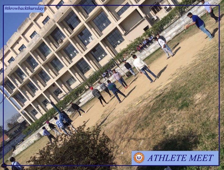 GNKITMIndia's tweet photo. With a vision to enhance the all round personality of the students, we @GNKITMIndia -TC pay equal attention to #sports and #fitness. 
#trowback to Inter-departmental #athletemeet organized at @GNKITMIndia 
#throebackthursday #GNKITM #sport #personalitydevelopment #overallgrowth https://t.co/MqQ4S23gGZ