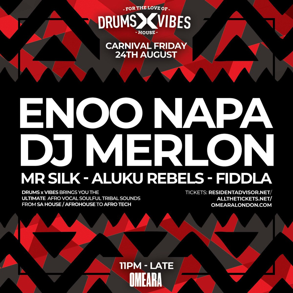 IamMrSilk's tweet photo. Carnival Friday... @enoonapa @djmerlon @AlukuRebels @DJFIDDLA @DRUMSxVIBES ....crazzzyyyy!! https://t.co/8fkbHOKgLW