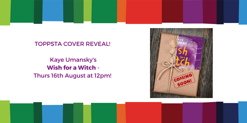 toppsta's tweet photo. Just 2 hours to go until we reveal the stunning cover for @KayeUmansky's magical new children's book #WishForAWitch! @Ashillustrates @simonkids_UK @JenniflurJenny #WitchForAWeek #CoverReveal https://t.co/TeiFt8JQDL
