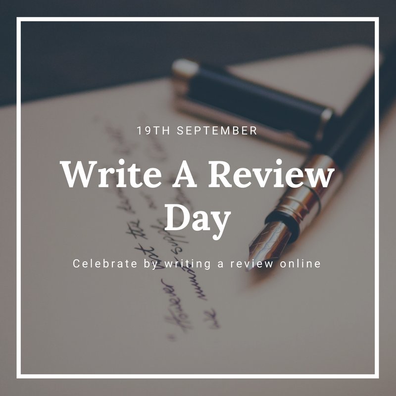 HubbiteApp's tweet image. We are celebrating &quot;Write A Review Day&quot; on the 19th of September. Are you? 

#Review #Reviews #Yelp #TripAdvisor #Celebration #Celebrations #Takepart