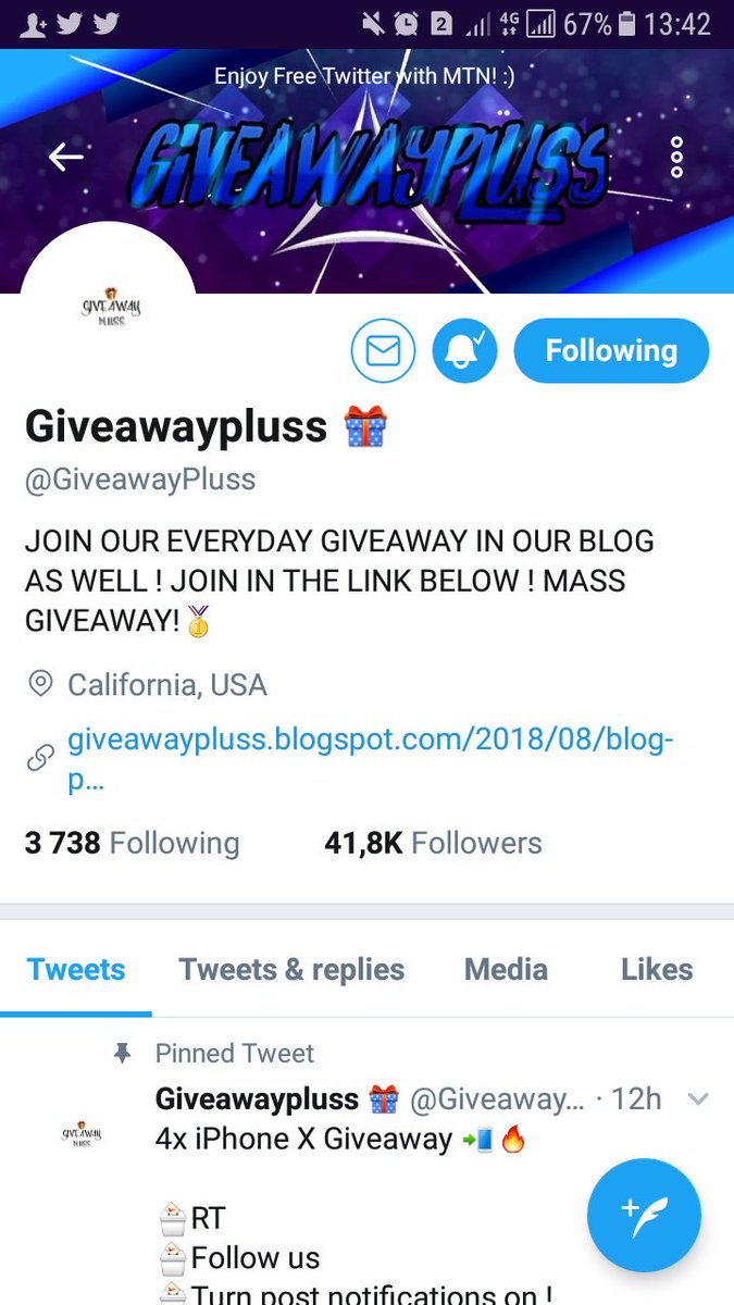 XMpobole's tweet photo. @GiveawayPluss https://t.co/lqlcdMbZ7W