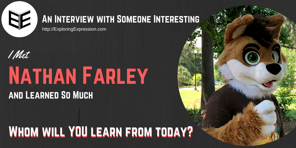 exexadmin's tweet photo. I met Nathan Farley aka @Nathan_Tarnung of the #Furry Fandom and learned So much. Who will you #Learn from today? https://t.co/6uA42zsPK7 #learninglifestyle #learningislife #interviews #interestingpeople #anthromorphism #homeschoolmom #wafflehouse https://t.co/9LArNvCiWC