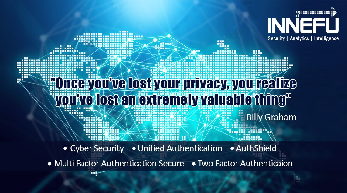 Innefu's tweet photo. #CyberSecurity #Innefu #AuthShield
#MultifactorAuthentication #TwofactorAuthentication #MFA #2FA
#UnifiedAuthentication https://t.co/hBw255XKWF