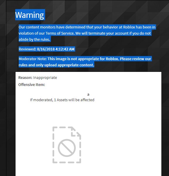 Zluq On Twitter My Gg Roblox Is Really Strict Now I Tried Uploading A Bloody Headless Head And It Got Rejected And Got Me Another Warning Https T Co F3zslu0zal - how to get headless head item in roblox