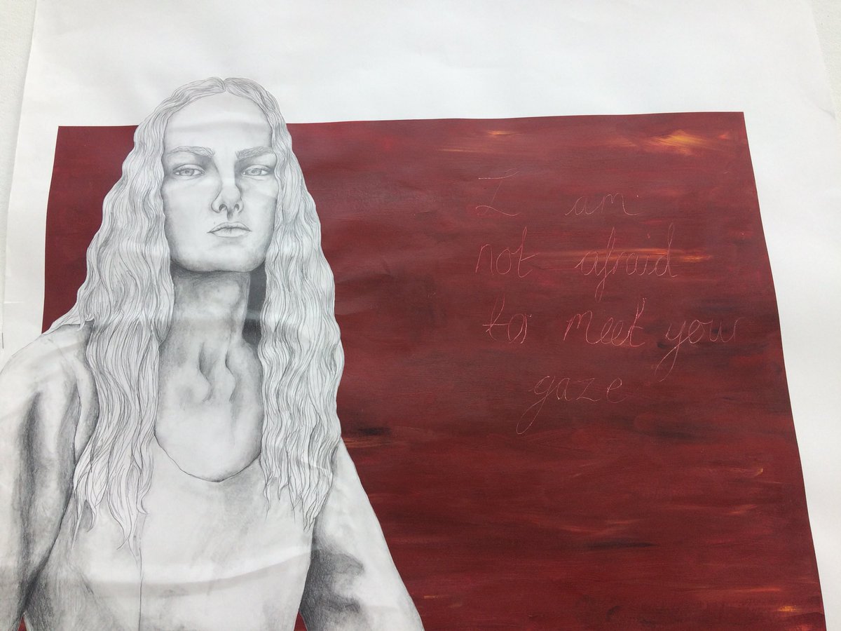 JulieMayer68's tweet photo. @scarlet_mp1 Striking final A level project, well done! https://t.co/0YBXhXqBAh